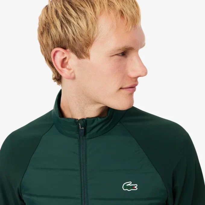 Men’s High-Neck Quilted Golf Jacket