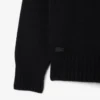 Men’s Intarsia Branded Wool Sweater
