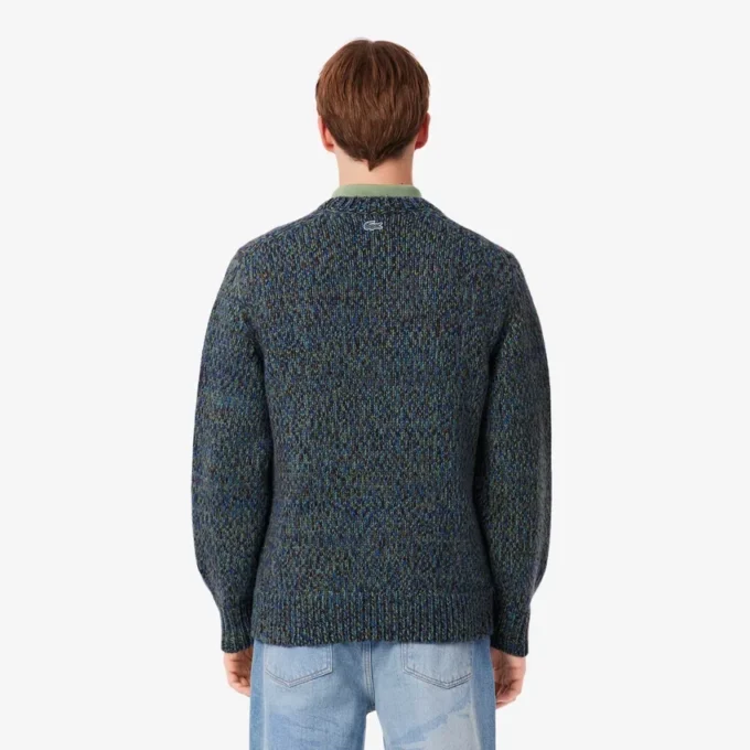 Men’s Knit Intarsia Crocodile Sweater