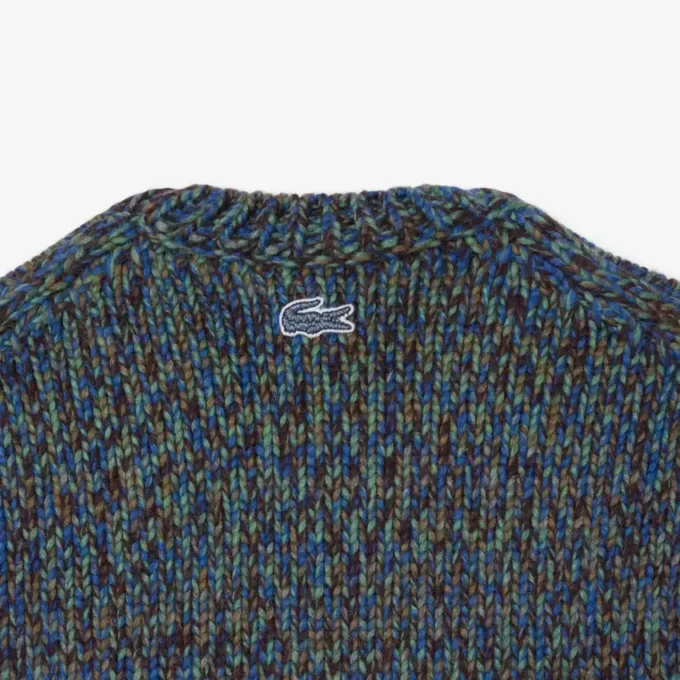 Men’s Knit Intarsia Crocodile Sweater