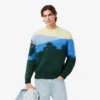 Men’s Landscape Alpaca Wool Sweater