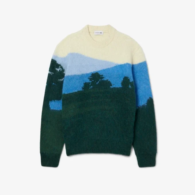 Men’s Landscape Alpaca Wool Sweater