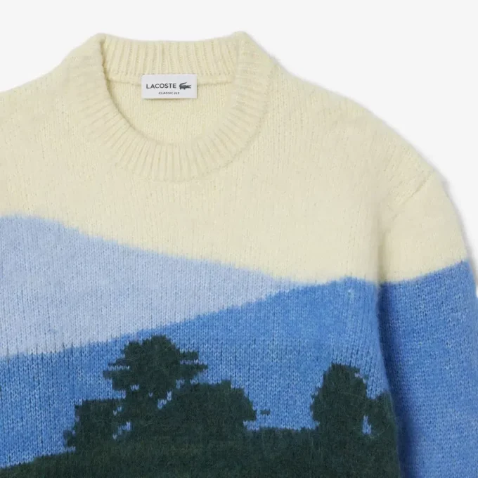 Men’s Landscape Alpaca Wool Sweater