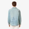 Men’s Landscape Motif Denim Overshirt