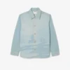Men’s Landscape Motif Denim Overshirt
