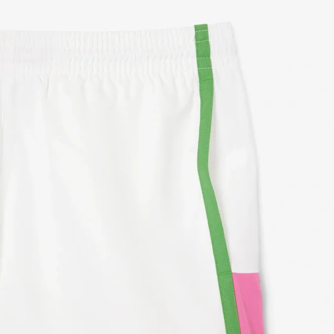 Men’s Lightweight Colorblock Stripe Tennis Shorts
