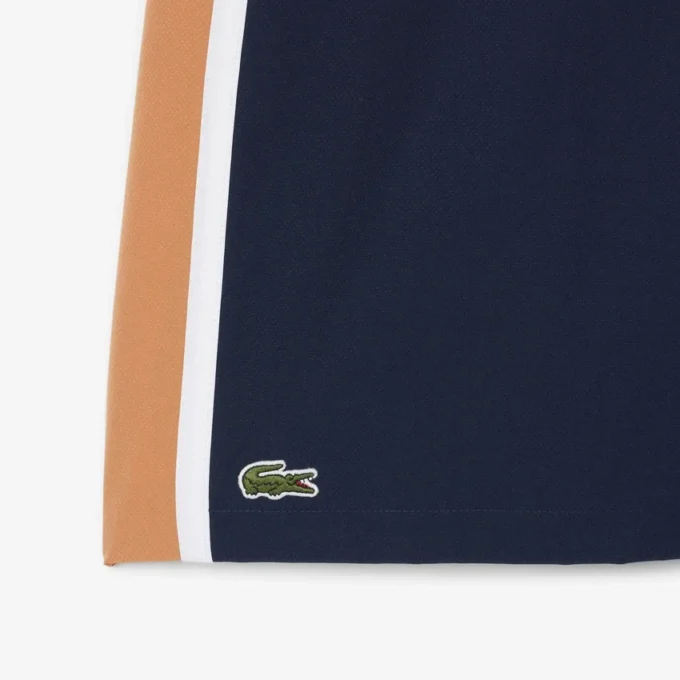 Men’s Lightweight Colorblock Stripe Tennis Shorts