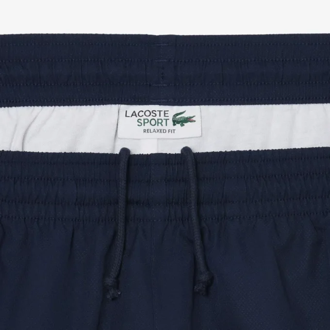 Men’s Lightweight Colorblock Stripe Tennis Shorts