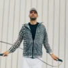 Men’s Lightweight Crocodile Print Sport Jacket