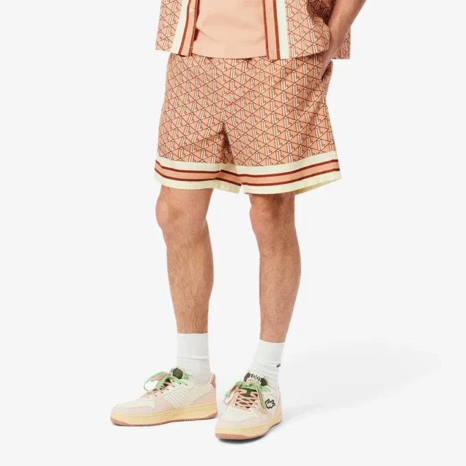 Men’s Lightweight Monogram Print Shorts