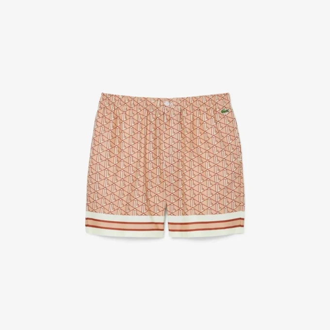 Men’s Lightweight Monogram Print Shorts