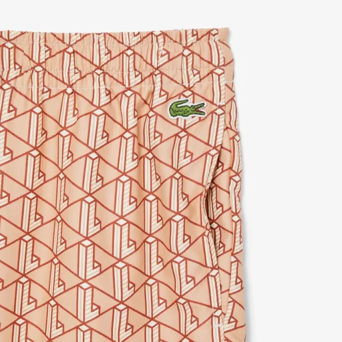 Men’s Lightweight Monogram Print Shorts