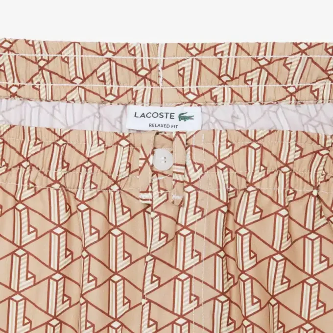 Men’s Lightweight Monogram Print Shorts