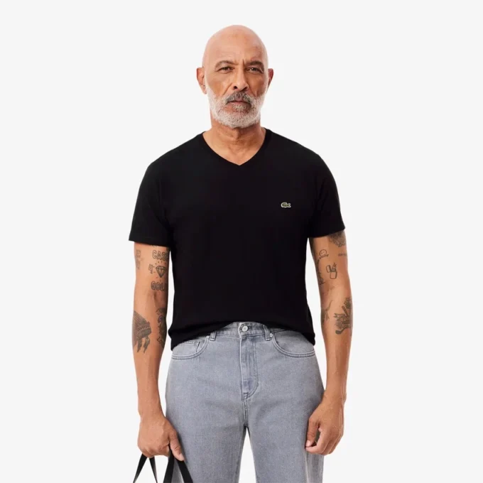 Men’s Lightweight Pima Cotton V-Neck T-Shirt