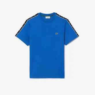 Men’s Logo Stripe Cotton T-Shirt