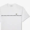 Men’s Logo Trim Cotton Jersey T-Shirt