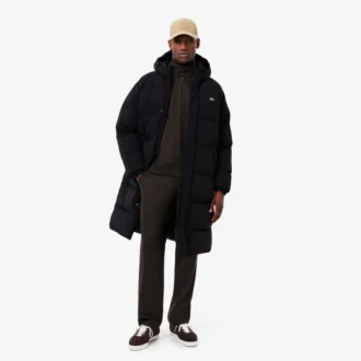 Men’s Long Water-Repellent Down Jacket