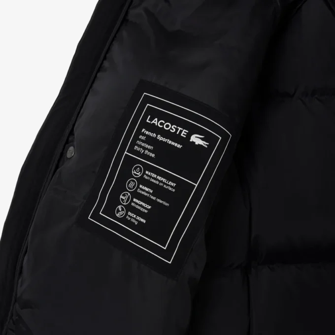 Men’s Long Water-Repellent Down Jacket