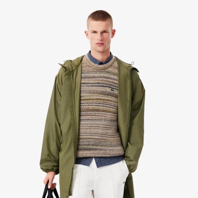 Men’s Long Water-Repellent Parka