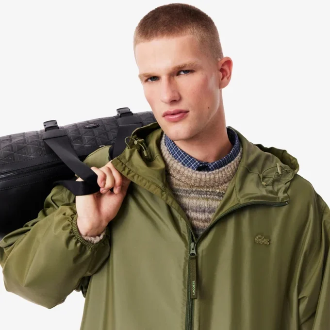 Men’s Long Water-Repellent Parka