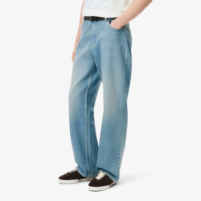 Men’s Loose Fit 5-Pocket Denim Jeans