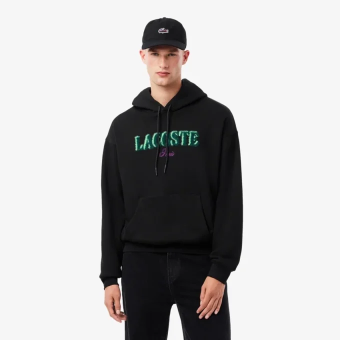 Men’s Loose Fit Embroidered Hoodie
