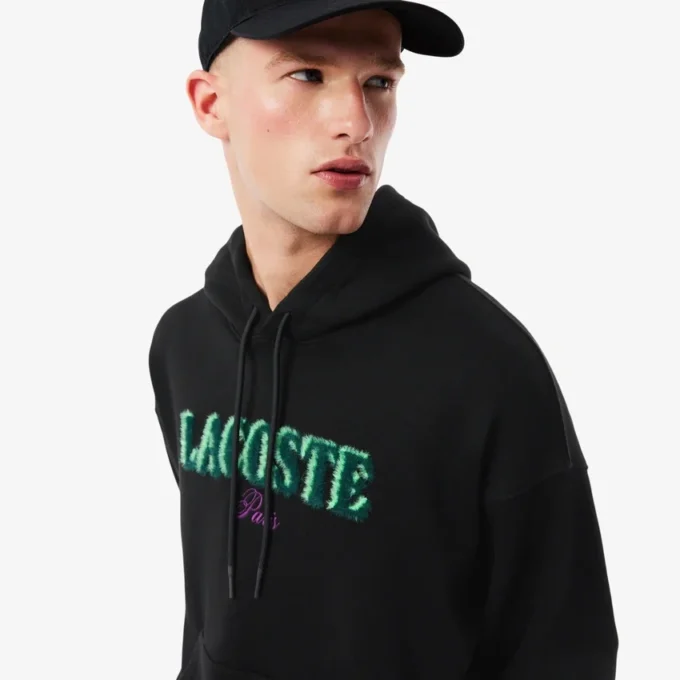 Men’s Loose Fit Embroidered Hoodie
