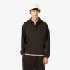 Men’s Loose Fit Fleece Polo Sweatshirt