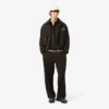 Men’s Loose Fit Fleece Polo Sweatshirt