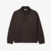 Men’s Loose Fit Fleece Polo Sweatshirt