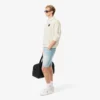 Men’s Loose Fit Polo Collar Fleece Sweatshirt