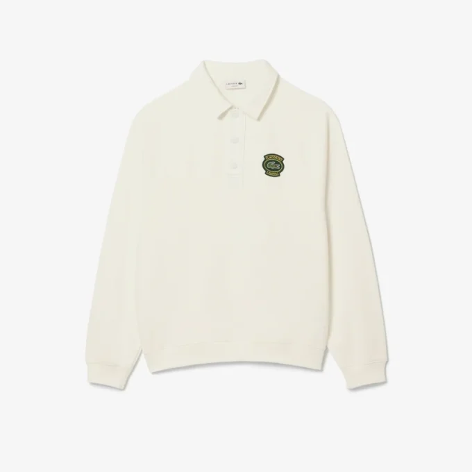 Men’s Loose Fit Polo Collar Fleece Sweatshirt
