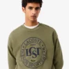 Men’s Loose Fit Printed Fleece Sweatshirt
