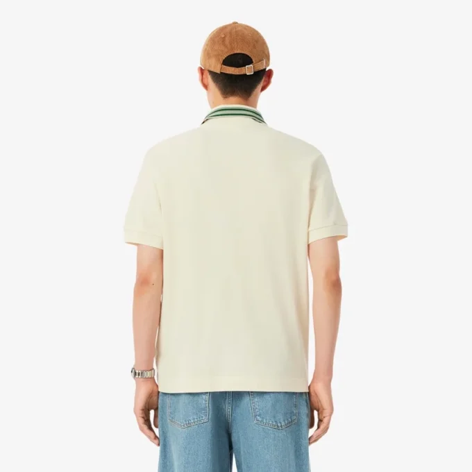 Men’s Made in France Classic Fit Stripe Collar Polo