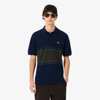 Men’s Made in France Classic Fit Striped Polo