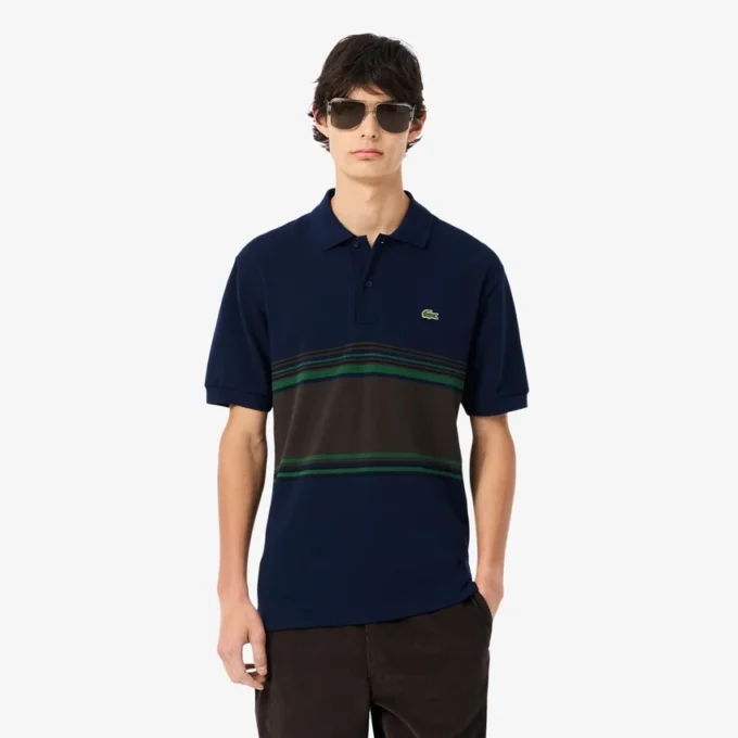 Men’s Made in France Classic Fit Striped Polo