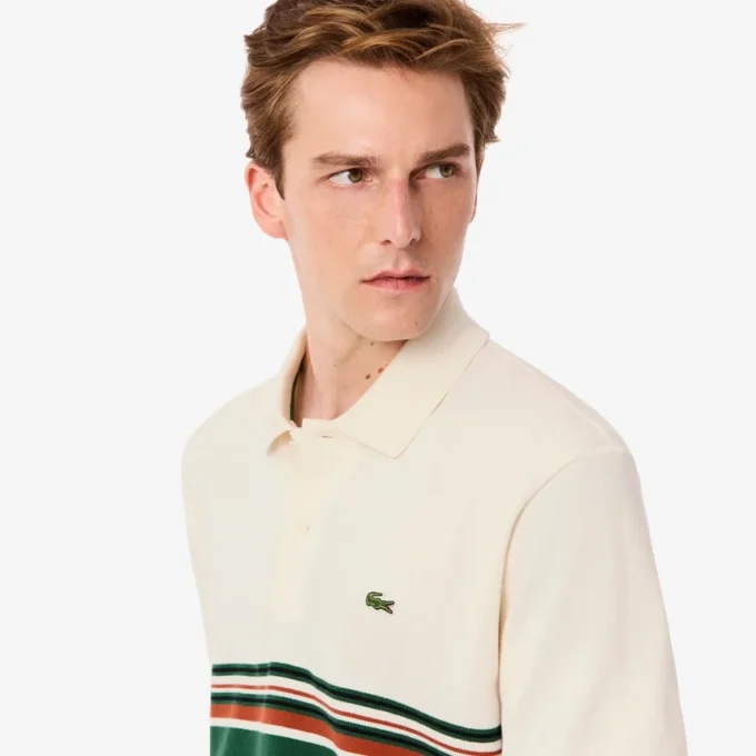 Men’s Made in France Classic Fit Striped Polo