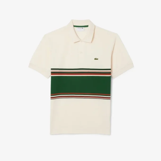 Men’s Made in France Classic Fit Striped Polo