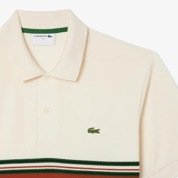 Men’s Made in France Classic Fit Striped Polo