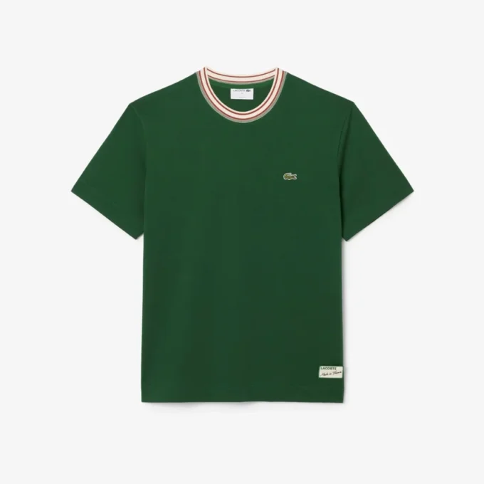 Men’s Made in France Stripe Neck T-Shirt