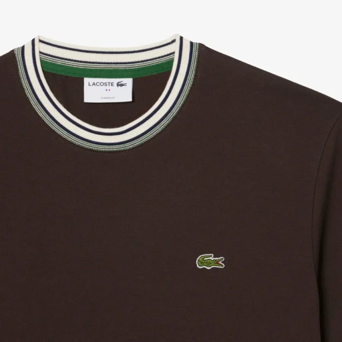 Men’s Made in France Stripe Neck T-Shirt