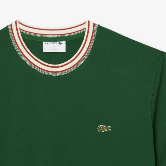 Men’s Made in France Stripe Neck T-Shirt