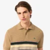 Men’s Made in France Striped Polo Collar Sweater