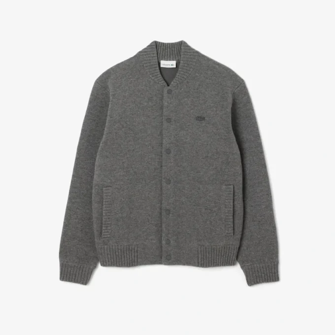 Men’s Merino Wool Jersey Bomber Jacket