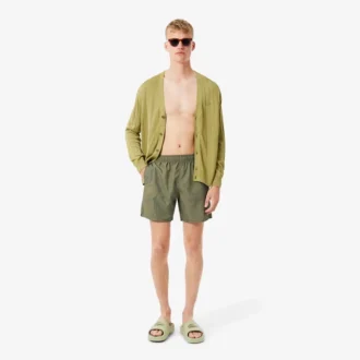 Men’s Mid-Length Print Swim Trunks