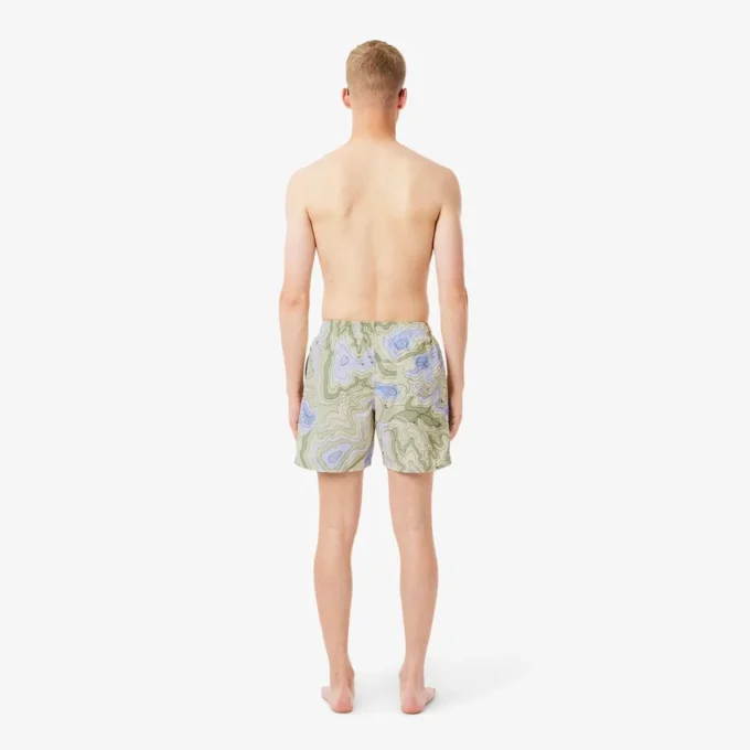 Men’s Mid-Length Print Swim Trunks