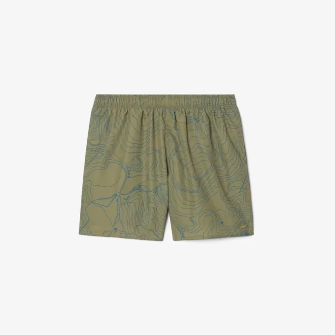 Men’s Mid-Length Print Swim Trunks