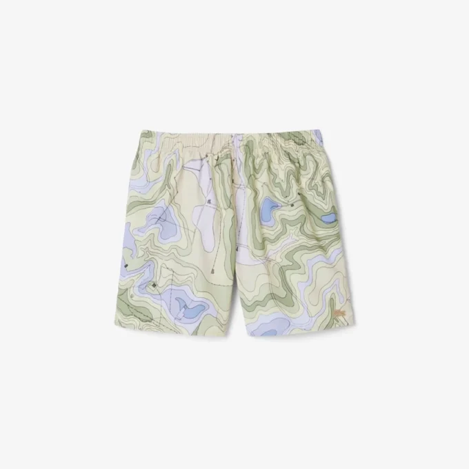 Men’s Mid-Length Print Swim Trunks