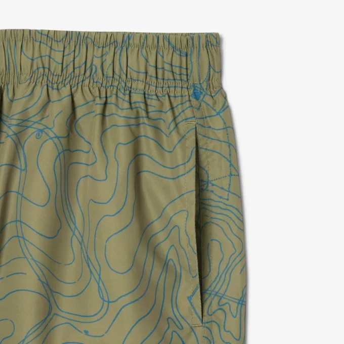 Men’s Mid-Length Print Swim Trunks