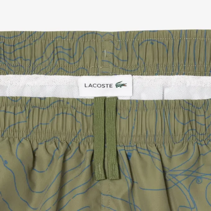 Men’s Mid-Length Print Swim Trunks